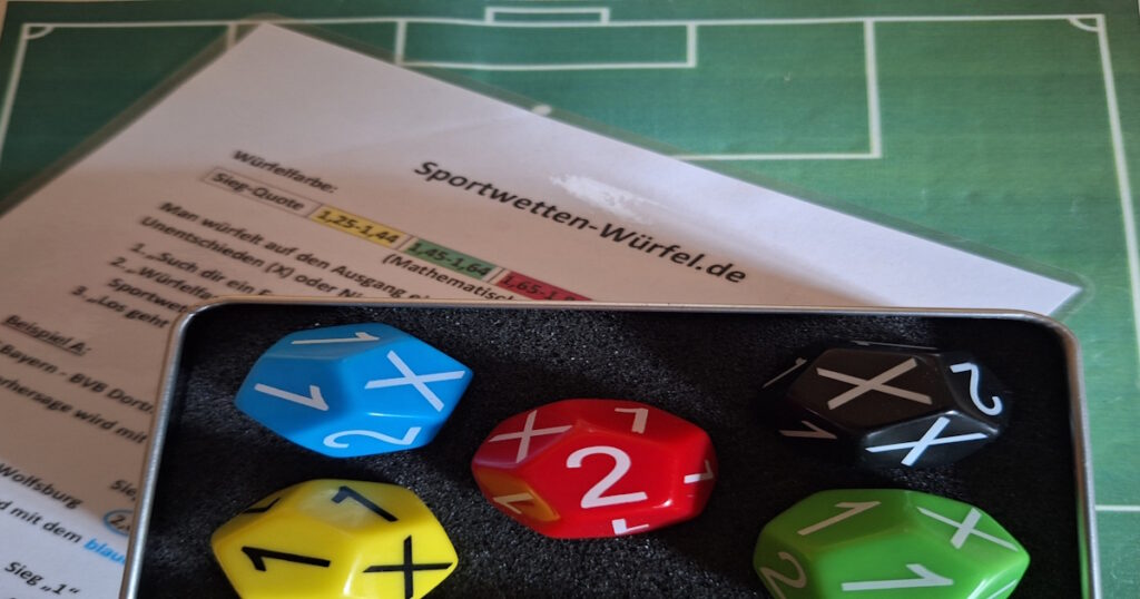 Sportwürfel sind logisch, mathematische Helfer bei der Sportprognose.